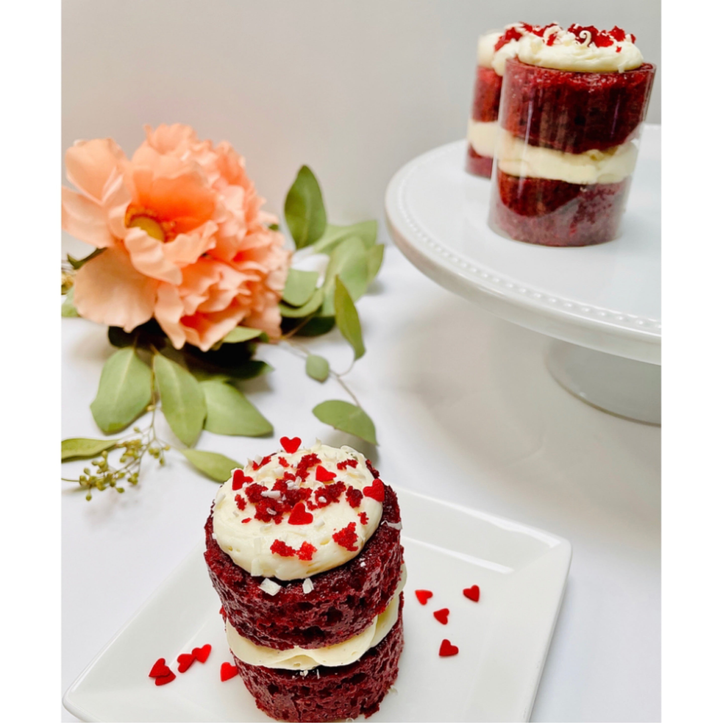 Raspberry Mini Cakes - Valya's Taste of Home